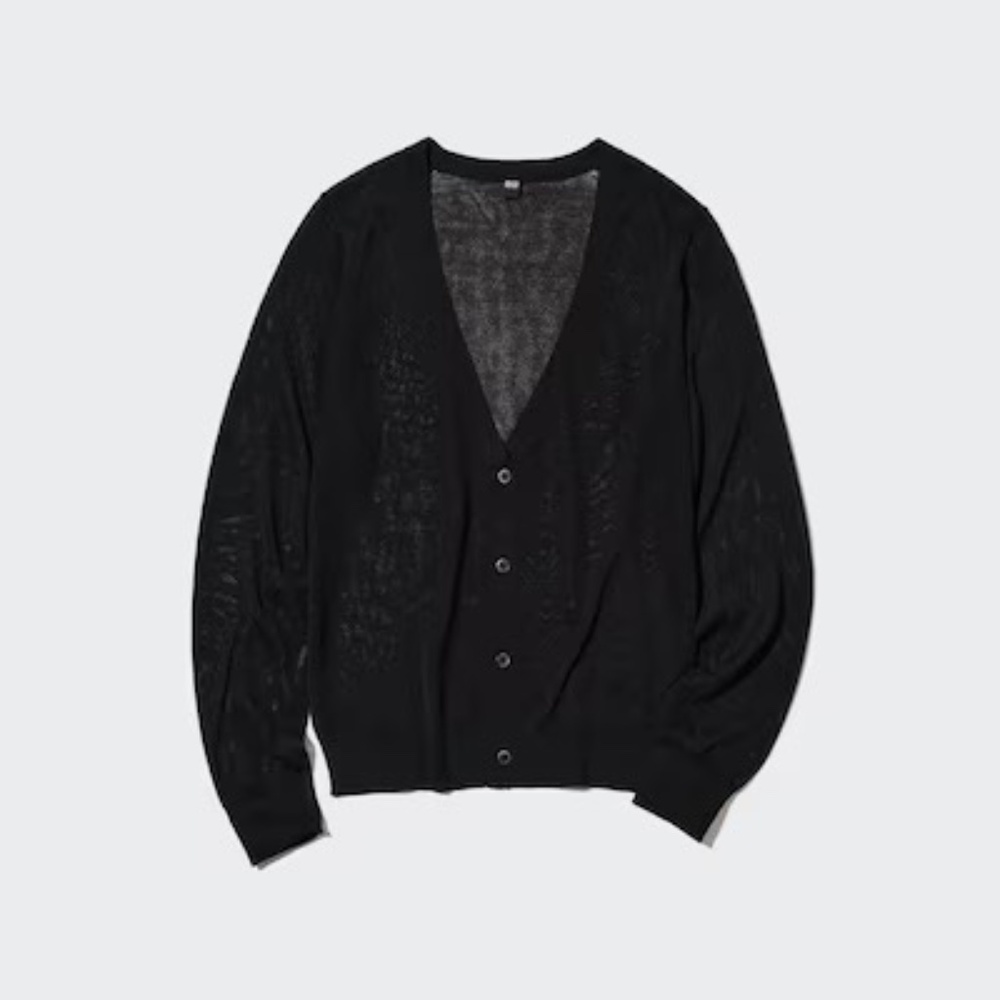 Uniqlo — Light V-Neck Long-Sleeve Cardigan — Size XL